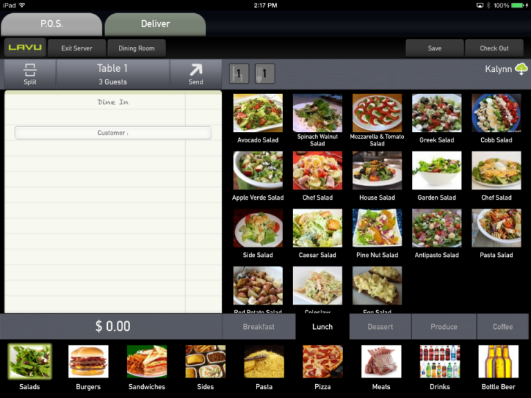 Lavu Restaurant and Cafe POS App